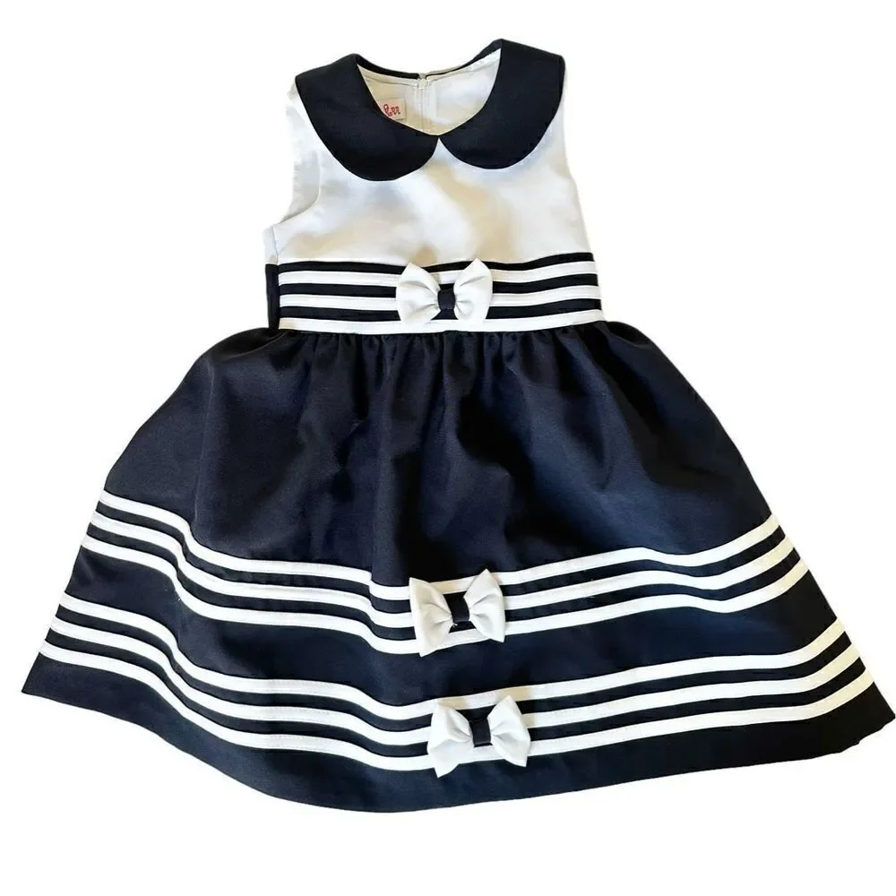 Girls Sleeveless Dress, Sz:4